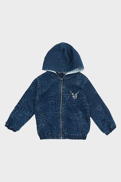Nebbati Boy's Patterned Tracksuit Top 22fw0nb3403