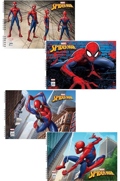 KESKİN COLOR Caiet de pictură în spirală Spiderman 25x35 15 coli