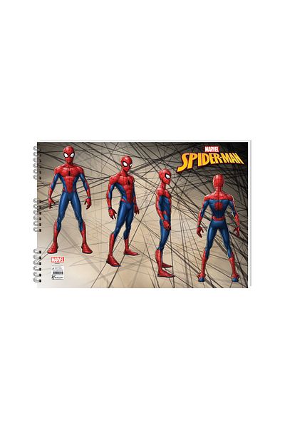 KESKİN COLOR Caiet de pictură în spirală Spiderman 25x35 15 coli