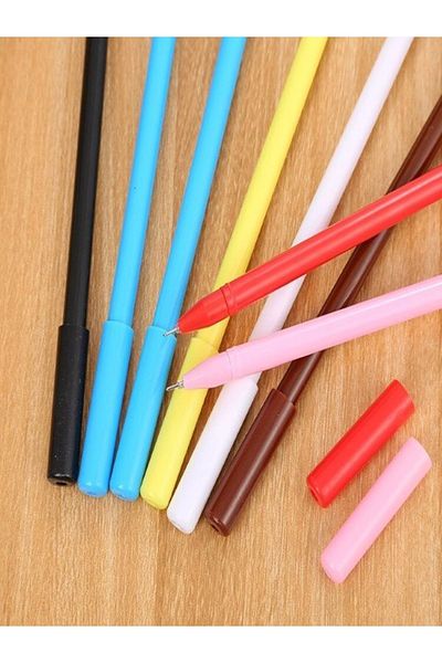 Bluoksweet Gel 0.5 Mm Black Writing Pen with Dog Cute Motif