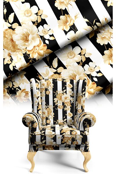 CANİLA Digital Printed Upholstery Sofa Fabric, Throw Pillow, Cushion Covering. Premium Fabric