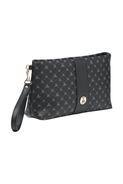 TH Women's Handbag Th-ys99-1870 Black with Logo