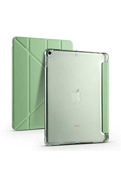 TEKNETSTORE Apple Ipad Uyumlu 10.2 Inc 2021 9. Nesil Kılıf Kalemlikli Premium Standlı Katlanabilir Kılıf