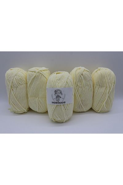 Hobimos Os-hel Velvet String 100 γραμμάρια 120 μέτρα 100% Micro Polyester String 5 τεμάχια