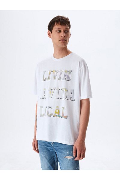 Ltb T-Shirt - Weiß - Regular Fit