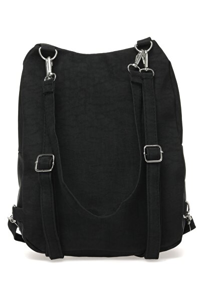 Polaris Krinkıl Srt 2pr Siyah Kadın Sırt Çantası