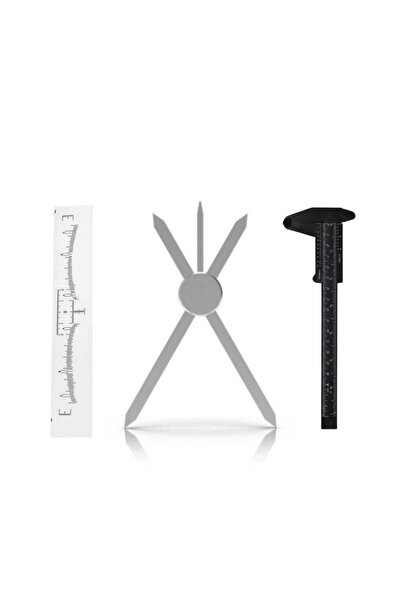 Pavone Kalıcı Makyaj Ölçüm Cetvel Seti - Bb Compas Set - Microblading Altınor...