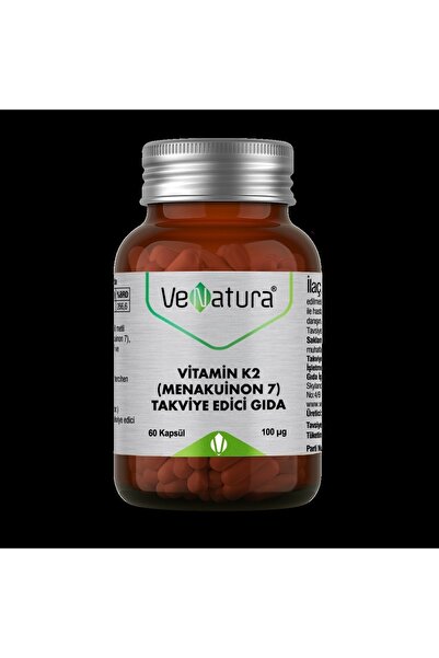 VeNatura Vitamin K2 menakuinon 7 Food Supplement 60 Capsules