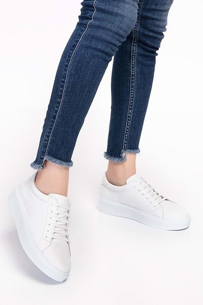 Gondol Pantofi sport cu talpă anatomică din piele naturală Ell.6839 - Alb - 42