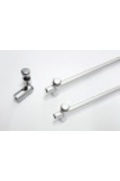 Şahin Briz Perde Borusu Ve Başlığı Perde Çubuğu 100 Cm (1 Çift)