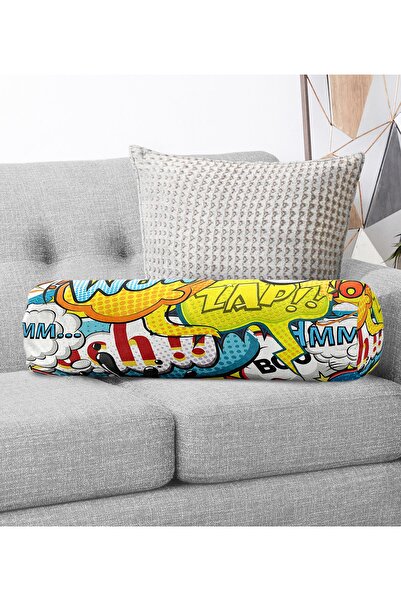 Realhomes Pop Art imprimat digital modern umplut interior - cu fermoar din pi...