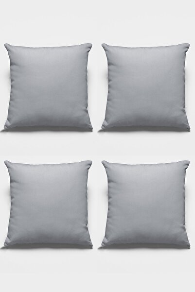 Viva Home 4-х 43x43см Сірий чохол для подушки з конячої шерсті Оббивка Преміу...