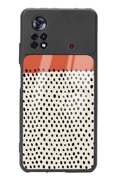Spoyi حافظة هاتف لامعة بتصميم فني عتيق لهاتف Poco X4 Pro