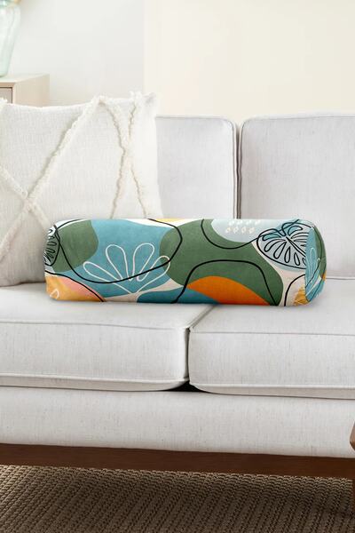 Realhomes Pardoseală colorată Onedraw desen cu frunze cu model umplut interio...