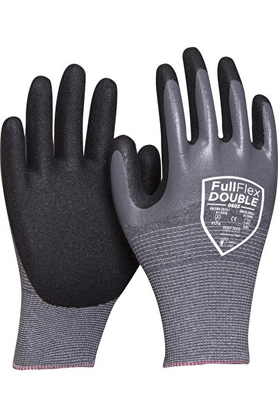 Safety Lord 12 Çift Sıvı Ve Yağ Geçirmez Çift Kaplama Kumlanmış Yüzey Montaj Ekonomik Iş Eldiveni