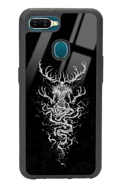 Spoyi Oppo A5S Witcher 3 Deer Design Glossy Phone Case