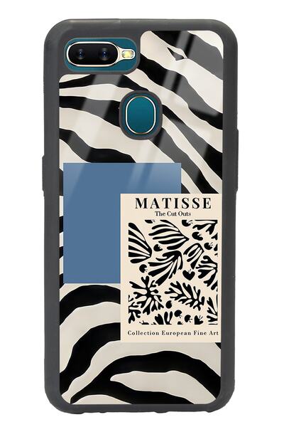 Spoyi Oppo A5s Zebra Matısse Tasarımlı Glossy Telefon Kılıfı