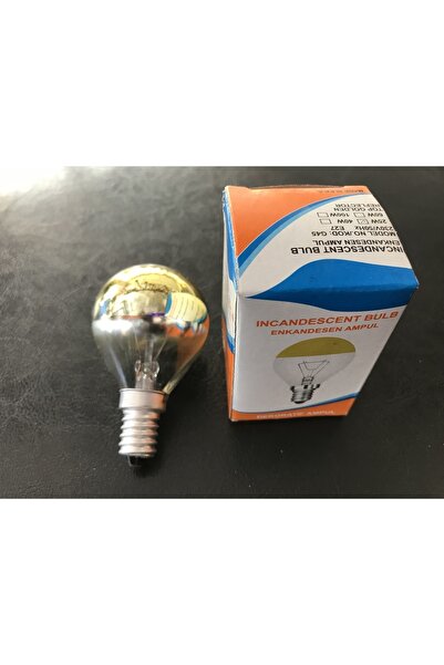 OKYANUSAYD Gold Aynalı E14 Duylu 40 Watt Halojen Dekoratif Ampül