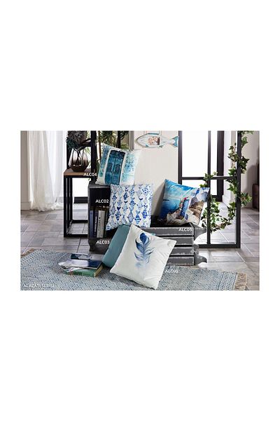Doqu Home Pernă căptușită cu model Alaçatı