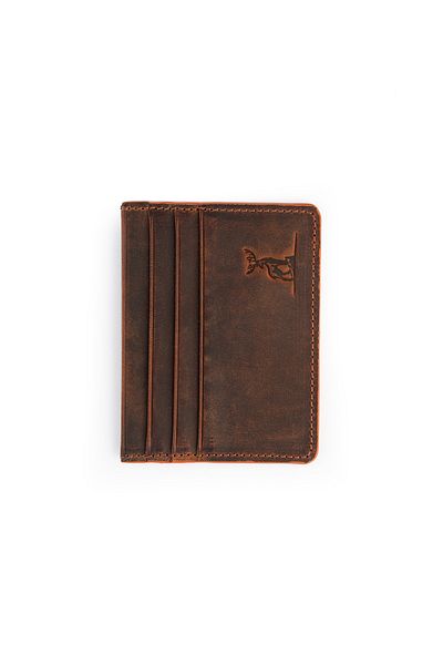 Conceria Pelle Tiny Genuine Leather Card Holder