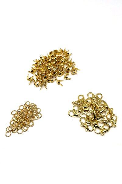 Tahtakaledeyim طقم تجعيد الببغاء والخاتم ذهبي 50 قطعة ببغاء، 100 قطعة تجعيد، ...