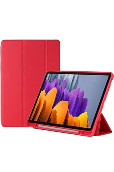 UnDePlus Samsung Galaxy Tab S7 Fe / S7 Plus / S8 Plus 12.4" Kılıf Kalem Bölmeli Smart Case X800 T730 T970