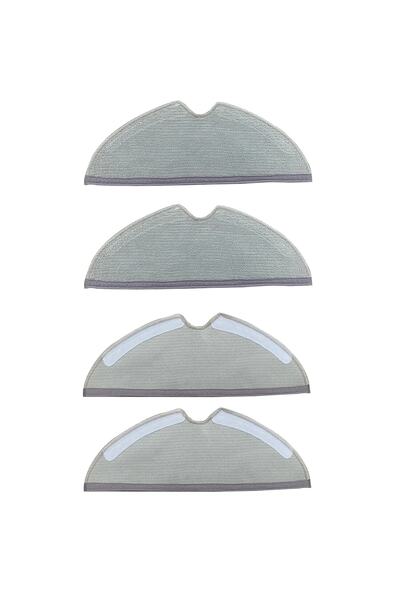 Robotcum Roborock S6/s6 Pure compatibil 4 bucăți cârpă din fibre pentru mop