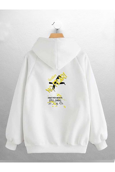CANDEL Φούτερ Unisex Hooded No Fear Back Printed