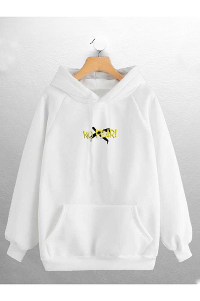 CANDEL Φούτερ Unisex Hooded No Fear Back Printed