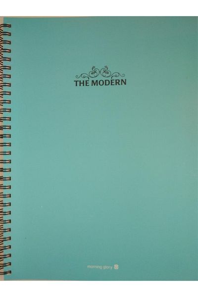Morning Glory The Modern Hard Cover Blue Notebook Checked 80 Sheets
