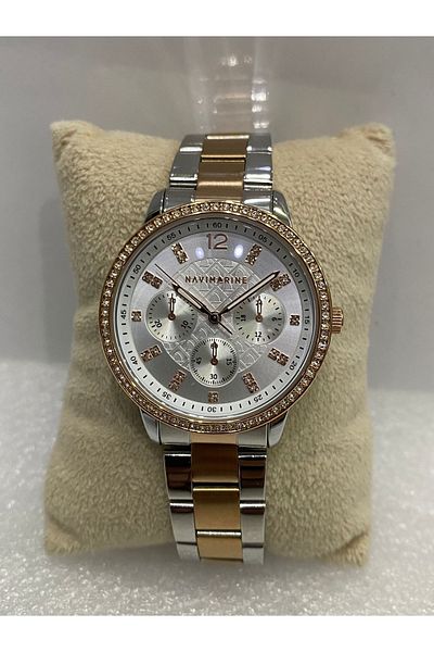 Navimarine Silver & Rose Gold Special Series Women's Wristwatch