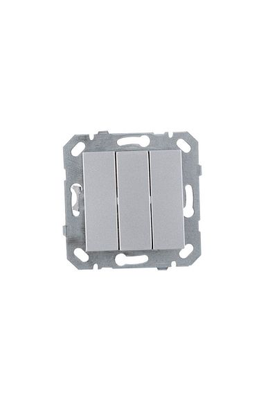 Netelsan Byobu 12 Pieces Bright Silver Triple Switch Frameless