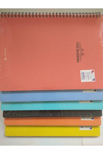 Morning Glory Checkered Notebook