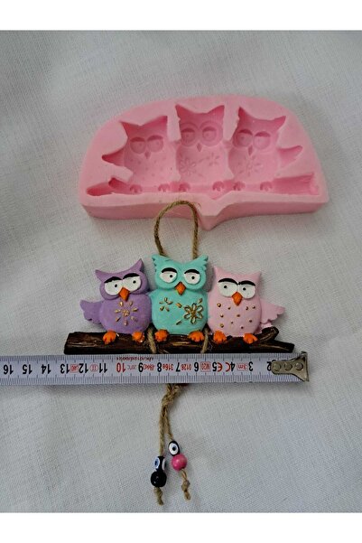 Gardenia Art Hobi Dalda 3lü Baykuş Silikon Kalip