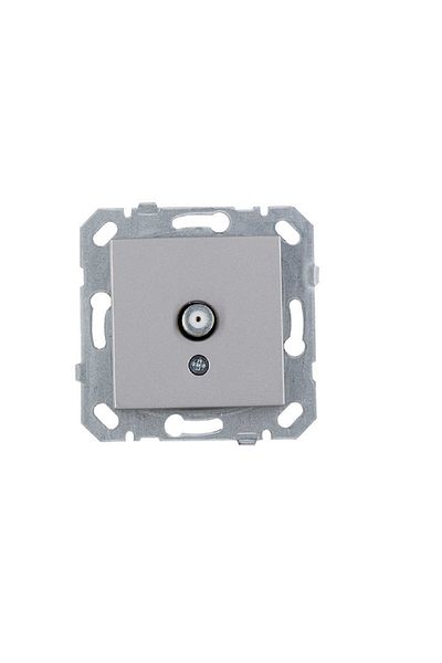 Netelsan Byobu 12 Pieces Bright Silver Satellite Socket with F Connector Frameless