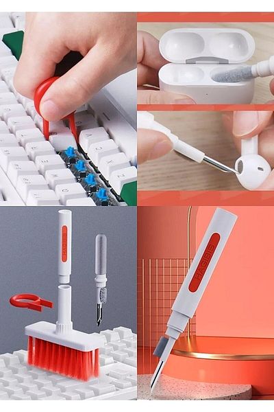 Bunyon 5in1 Wireless Bluetooth Player Headset Keyboard Phone Camera Lens Cleaning Brush Pen