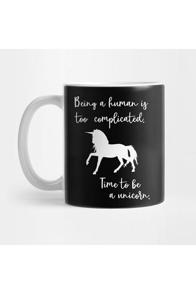 Pixxa It's Time to Be Unicorn Mug