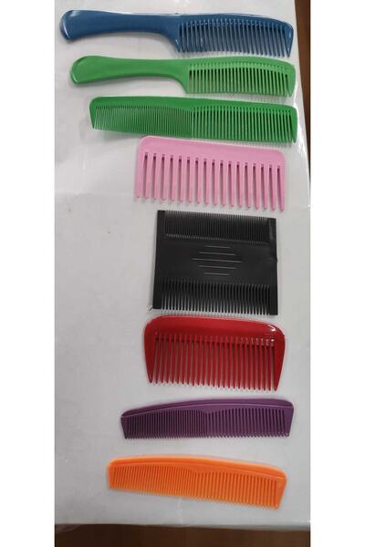 MUV Tarak Set 8 Adet Bit Tarağı Kedi Köpek Tarağı Erkek Ve Kadın Tarağı Set