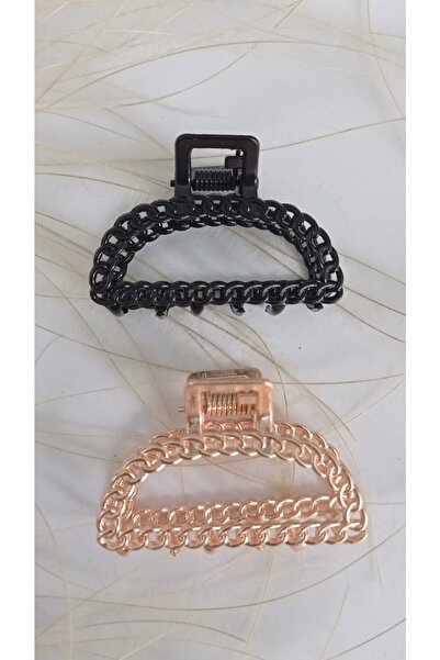 İLKYAZ Aksesuar 2'li Midi Metal Toka Set