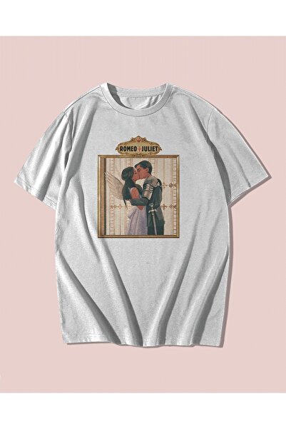 rebelberi Film Romeo + Julieta William Shakespeare Design Ilustrație Tricou Alb Tee