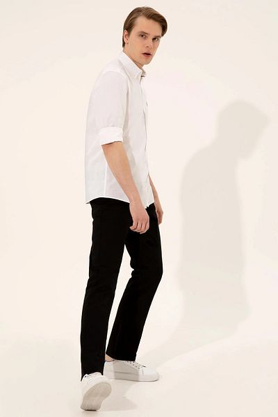 U.S. Polo Assn. Βάση. Ανδρικό τζιν παντελόνι Polo Slimfit 1452518   Diago 027 Μαύρο