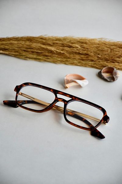 LOOKUP Blue Light Protective Glasses Unisex New Model Blue Block Screen Goggles Leopard Frame Transparent Glass