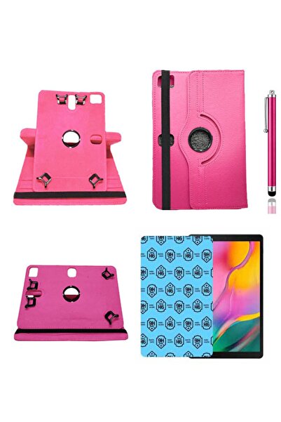 TUANAGSM General Mobile E-tab 20 Uyumlu Kılıf Dönerli Unıversal Standlı Kılıf...