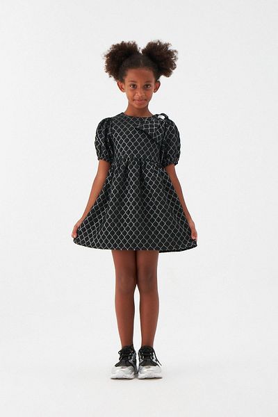 Tyess Girl Patterned Dress 22fw0tj4908