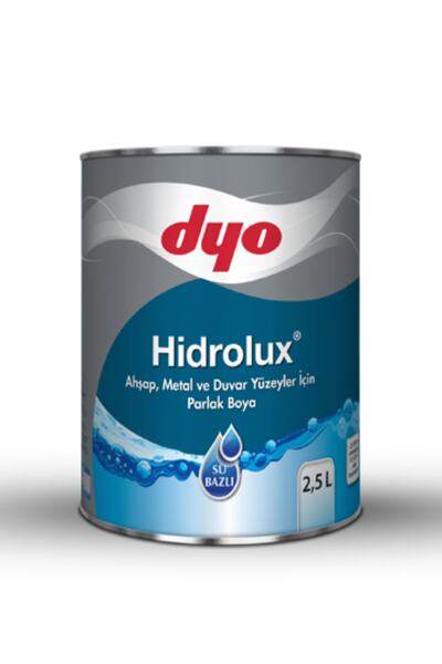 Dyo 2.5 Litre Hidrolux Ahşap, Metal Ve Duvar Yüzeyler Için Parlak Boya 0020 S...