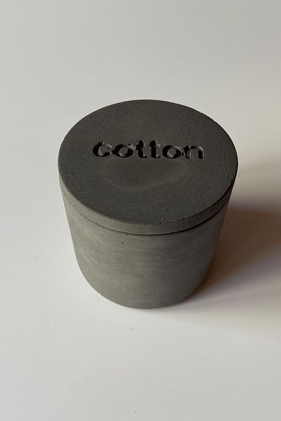 sin istanbul Concrete Cotton Cover Anthracite
