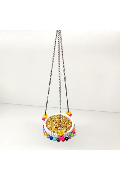 Alice Decorative Ceramic Feeder for Small Breed Birds