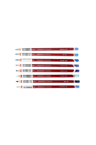 Derwent Pastel Pencils Pastel Pencil Set of 8 Blue Tones