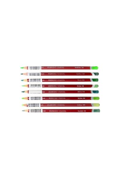Derwent Pastel Pencils Pastel Pencils Set of 8 Green Tones