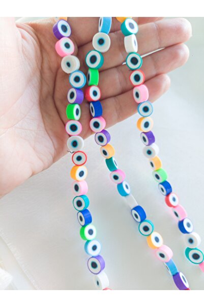 Bonanka 1 șuviță (38-40 bucăți) 8 mm mărgele Fimo cu figură colorată